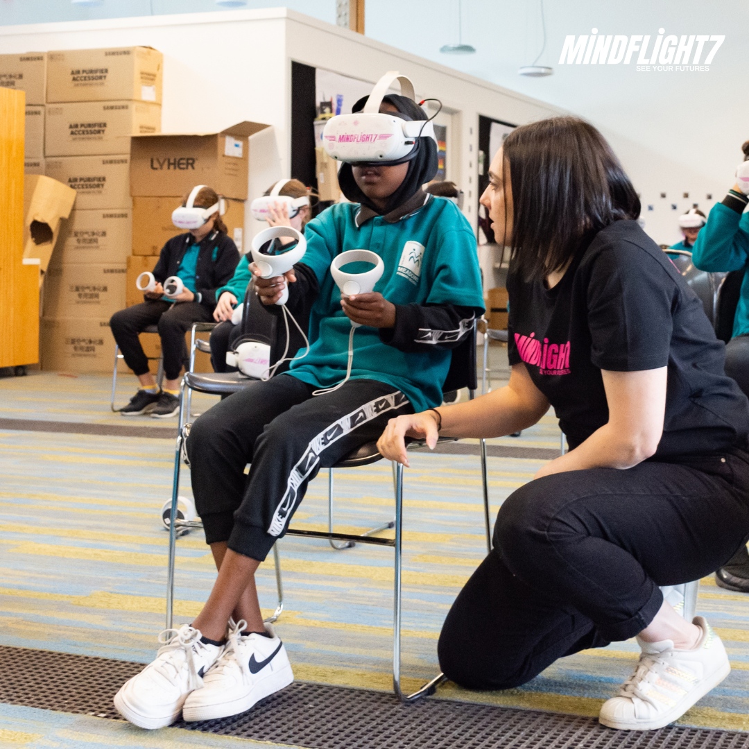 mindflight7's tweet photo. Behind every amazing Mindflight7 experience is our incredible flight crew, dedicated to delivering transformative VR journeys. Together, we soar to new heights, inspiring and empowering students with immersive education. https://t.co/7rVXL0yLGn
