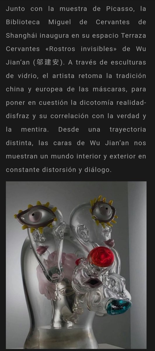 polvopeque's tweet photo. 很喜欢这种风格的面具呀。
Me gustaría tener una máscara así jajaja es súper guay. Ojalá que pudiera ir a visitar esa exposición. https://t.co/zlRLk2XLlX
