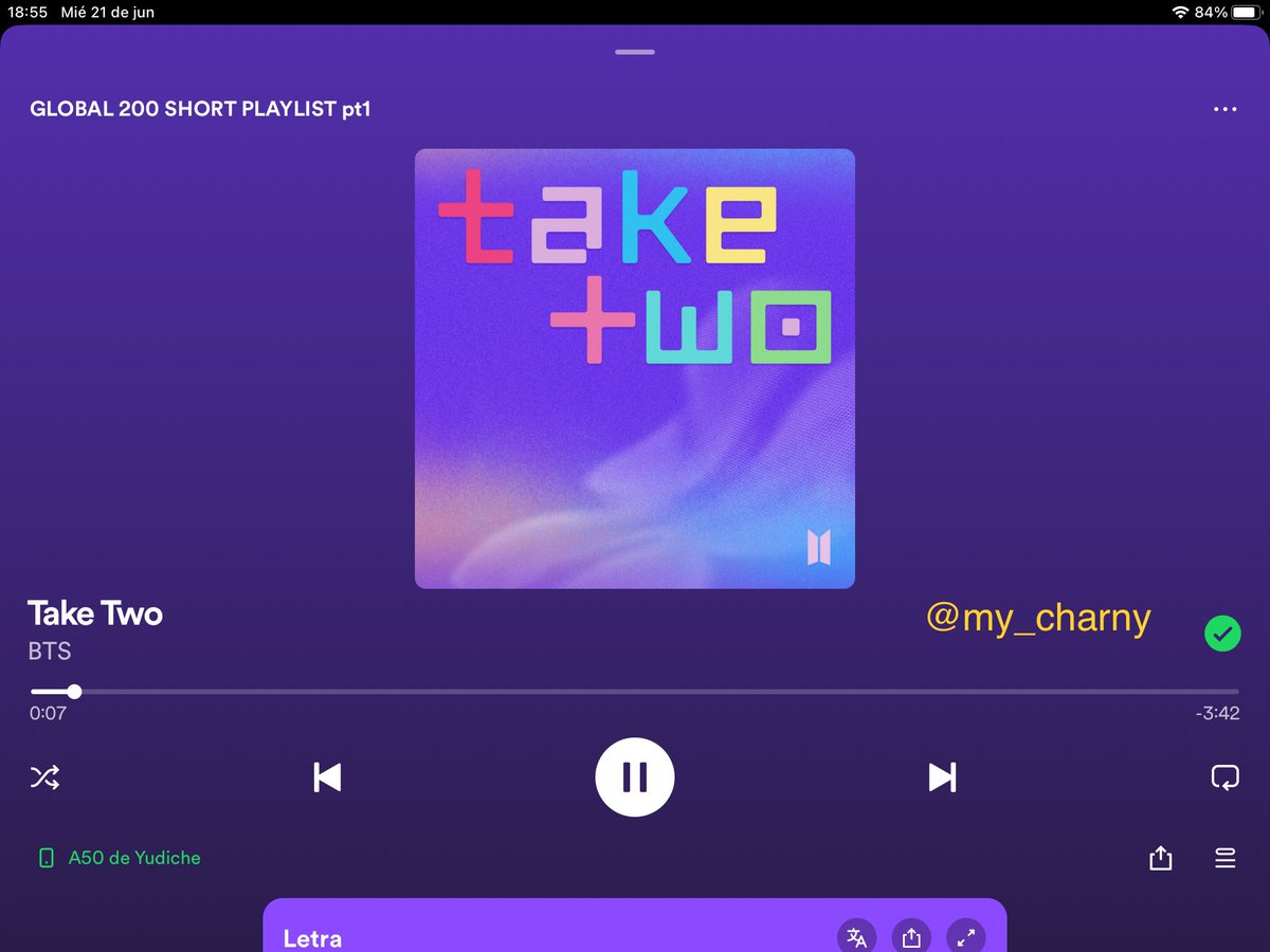 my_charny's tweet photo. Gracias por invitarme
BTS IS BACK
TAKE TWO FOR TAKE TWO
#TakeTwoOutNow
#LetsTakeTwoAgain
#TakeTwoAgain
@BTS_twt
Chicas, se unen
♡ @karito19fs
♡ @cgarcia171515
♡ @Calu_Army
♡ @cris_amorxbts
♡ @mimamoguel
Gracias https://t.co/OcSWfqYQE0