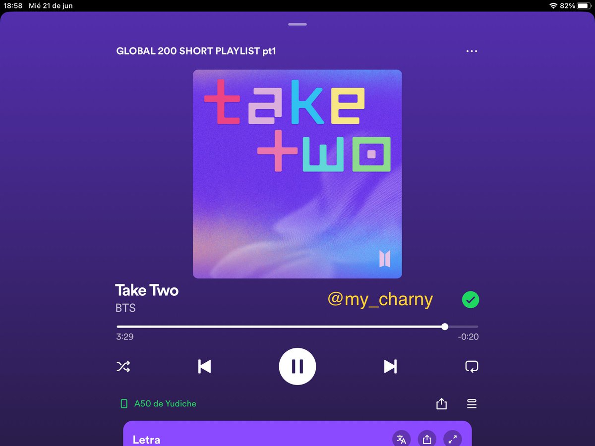 my_charny's tweet photo. Gracias por invitarme
BTS IS BACK
TAKE TWO FOR TAKE TWO
#TakeTwoOutNow
#LetsTakeTwoAgain
#TakeTwoAgain
@BTS_twt
Chicas, se unen
♡ @karito19fs
♡ @cgarcia171515
♡ @Calu_Army
♡ @cris_amorxbts
♡ @mimamoguel
Gracias https://t.co/OcSWfqYQE0