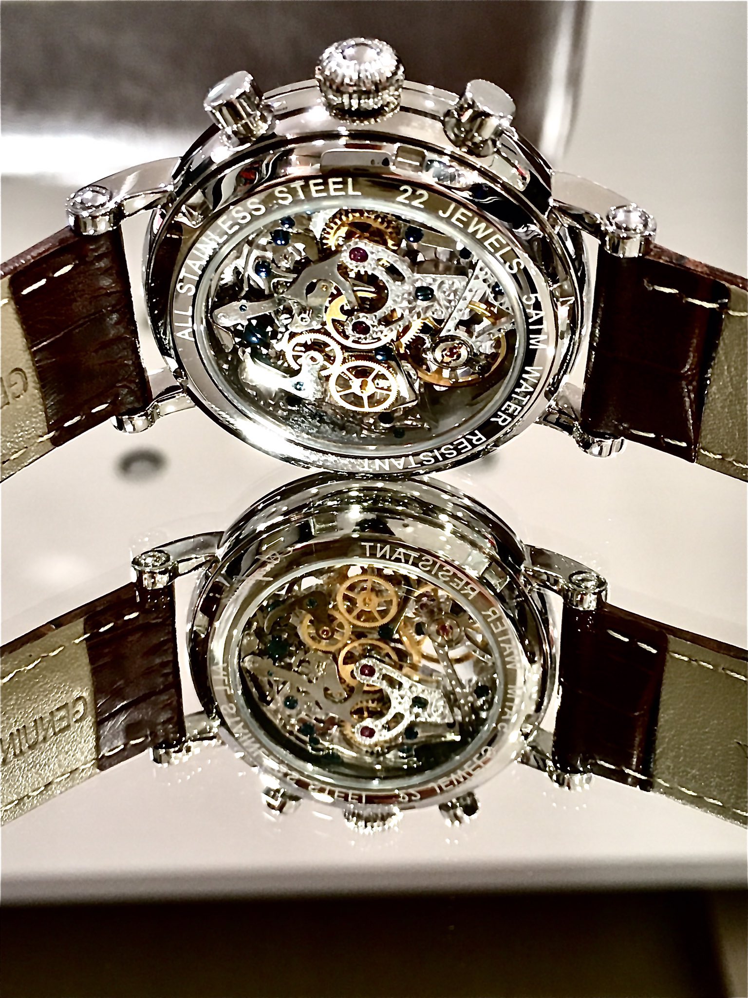 ARCA FUTURA 手巻き腕時計 スケルトン