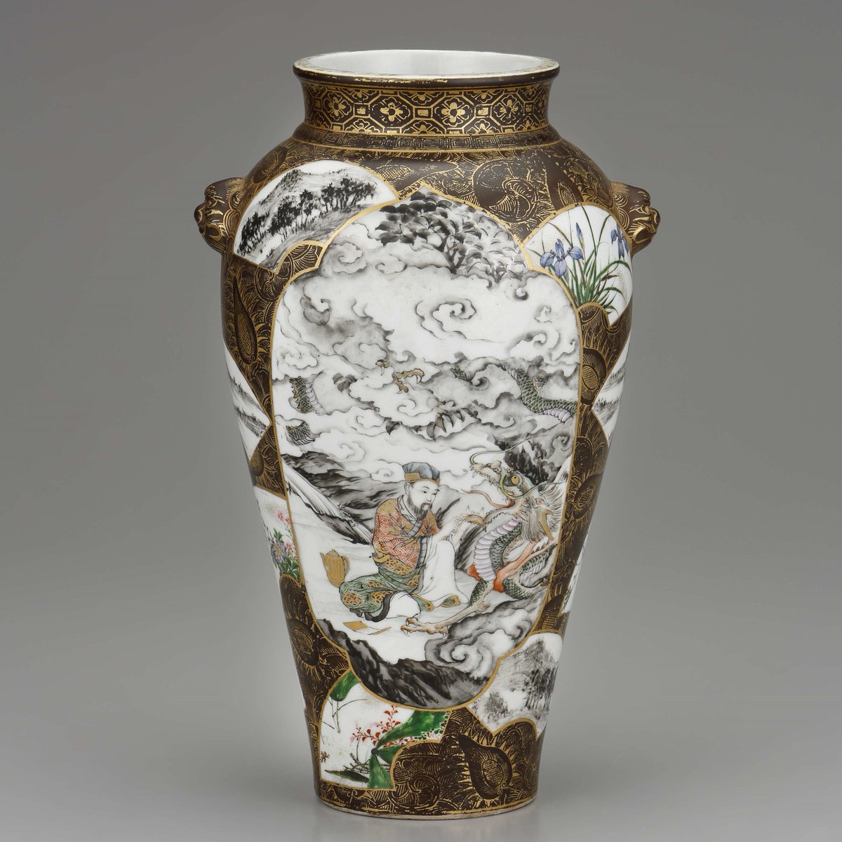 🐉💦＜ウヒャ～！ 描かれているのは中国の伝説で、馬の名医・馬師皇が