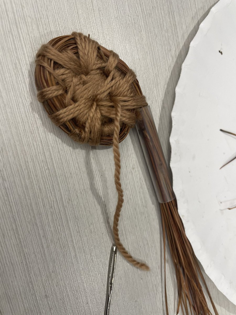 The_MrsRainey's tweet photo. Today’s @Region10ESC Fine Arts Summit was a total success! I enjoyed presenting for @TXarted AND learning while I was there. Thank you so much for a wonderful day of collaboration & knowledge! #TAEA #ArtMatters #FISDFineArtsLeads #pineneedle #basketweaving #upcycled #collagraphs https://t.co/b4j3udaqrG