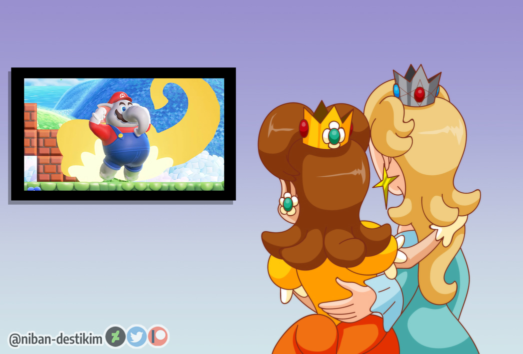 NibanDestikim's tweet photo. Well, about time for Daisy 😅

#Nintendo #Rosalina #Daisy #Mario https://t.co/v1N3jv5zfB