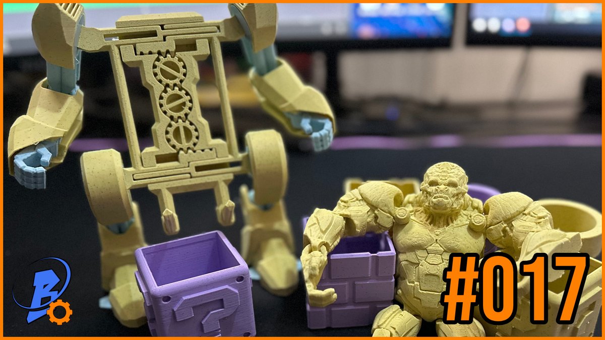 bwanalabs's tweet photo. Print All The Things Episode 017 is out!

Topics/Prints include: 
👉@Hueforge released!
👉New @BambulabGlobal P1P Firmware!
👉@PrusaSlicer 2.60 Released!
👉Optimus Primal, Super Mario Bros, and Mobile Exo-Suit Phone stand prints!

All using @Polymaker_3D PolyTerra Pastel PLAs! https://t.co/IyWrvtb9G4