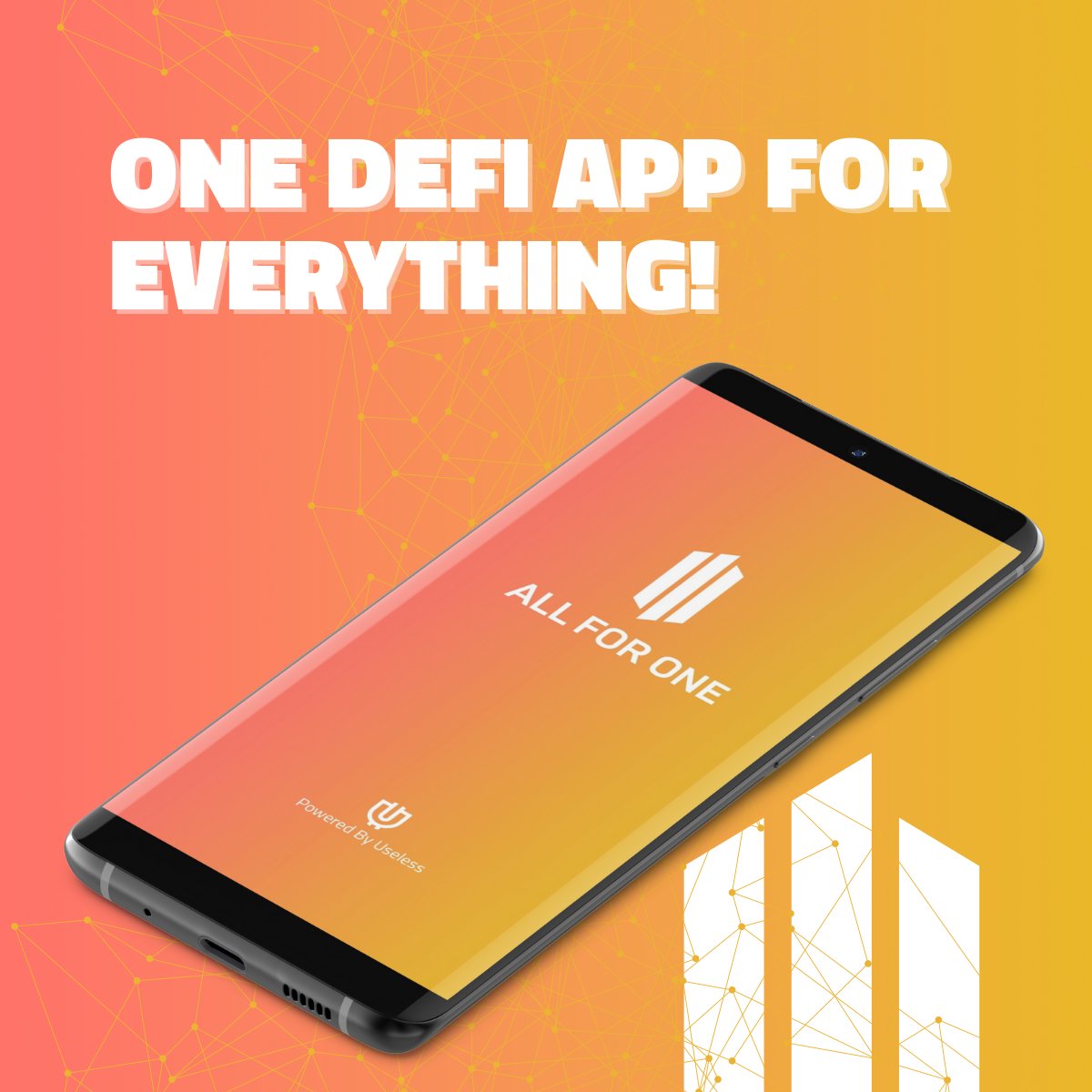 AppAllForOne's tweet image. Discover the power of AllForOne's DeFi trading. Trade, invest, and grow your crypto portfolio with confidence. #DeFi #crypto #trading