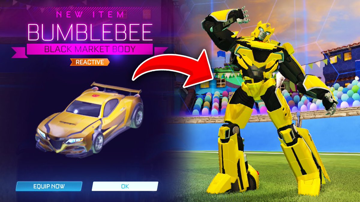 vvmush's tweet photo. 🚨 Giveaway. 🚨 
  
Thanks to @RocketLeague &amp; @EpicGames I am giving away 3 codes for the Transformer bundle in Rocket League! #ad #Sponsored   

To enter the giveaway just:    
♻️ Retweet this. 
💛 Follow me. 
That's all.

Winners picked on the on the 27th. :) GL! https://t.co/mPQbnNMemL