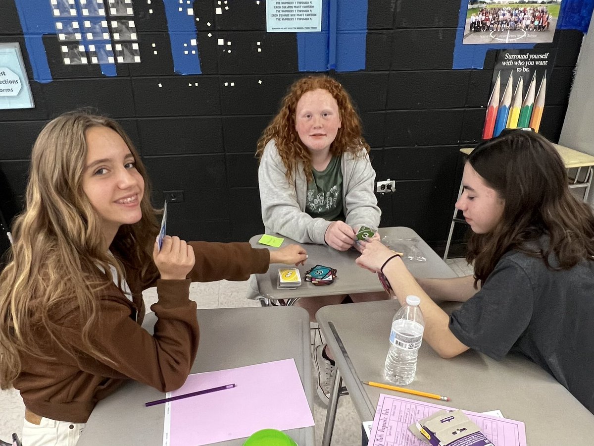 krukasmath's tweet photo. What’s the secret to “The Magic Circle”? 🔮Only LOMS 8th graders know!  Today, students made their own magic ‘circles’, and period 3 enjoyed a board game period♟️after earning it for their impressive i-Ready assignment completion! @LomsPrincipal https://t.co/0vR6EZDKJK