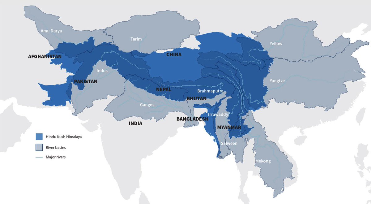 SantoshNepal_'s tweet photo. This new @ICIMOD report  #HIWISE alarms us about the grim picture of how changing water, and ice, can affect society &amp; the ecosystem in an interconnected manner. 

Grateful to have contributed as lead author of Chapter3 @IWMI_ @CGIAR #ClimateCrisis

Report https://t.co/uGdphjQBkW https://t.co/lmL9vNoPLm