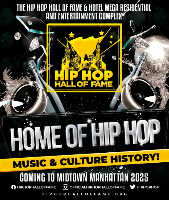The Official Hip Hop Hall of Fame &amp; Hotel Residential Mega-Entertainment Complex! #Manhattan2025 'Owned By Hip Hop'! #Ownership
<a href="/HipHopHoF/">Hip Hop Hall of Fame</a>
#HipHopHallofFame
#HipHopHallofFameAwards 
#HipHopHallofFameShow 
#HipHopMuseum 
#HipHopHistory