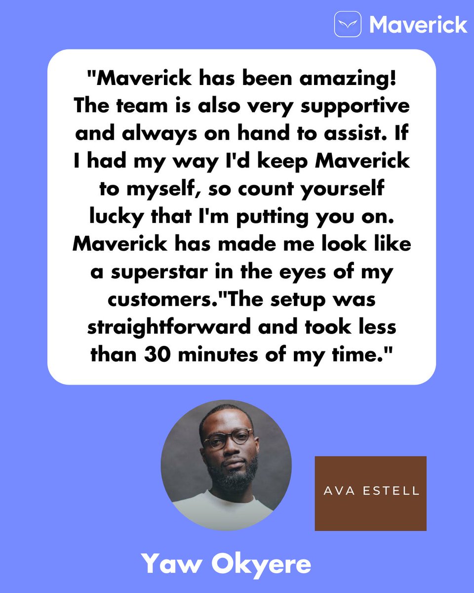 One of UK's top skincare brand uses AI videos

Ours to be specific 😉.

You can check out Ava Estell and their founder Yaw Okyere's story online.

You'll be in for a shocker.

So here is why Yaw decided to use our AI video personalization👇.

#ai #ecommerce #EcommerceTips