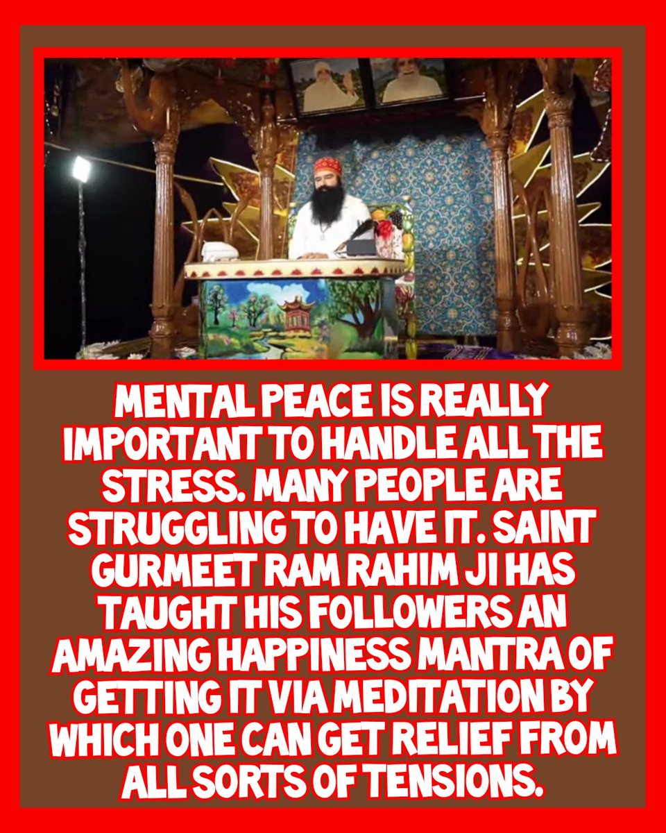 Nowadays many people bring negative thinking in their mind on small things. Saint Gurmeet Ram Rahim Ji tells that to eliminate negative thinking, a person should continuously worship the Lord. #StayPositive