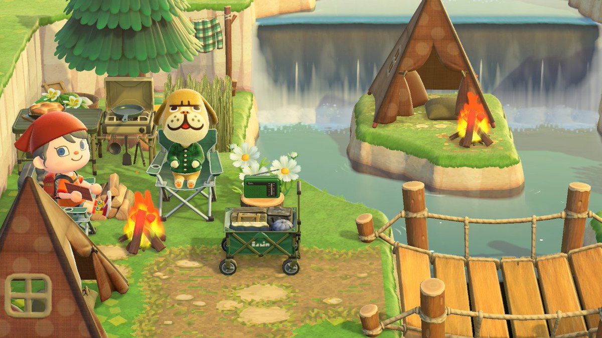 Day 1 of #acnhsummercamp~Campfire!🏕
#AnimalCrossing #AnimalCrossingNewHorizons #ACNH #NintendoSwitch #acnhinspo