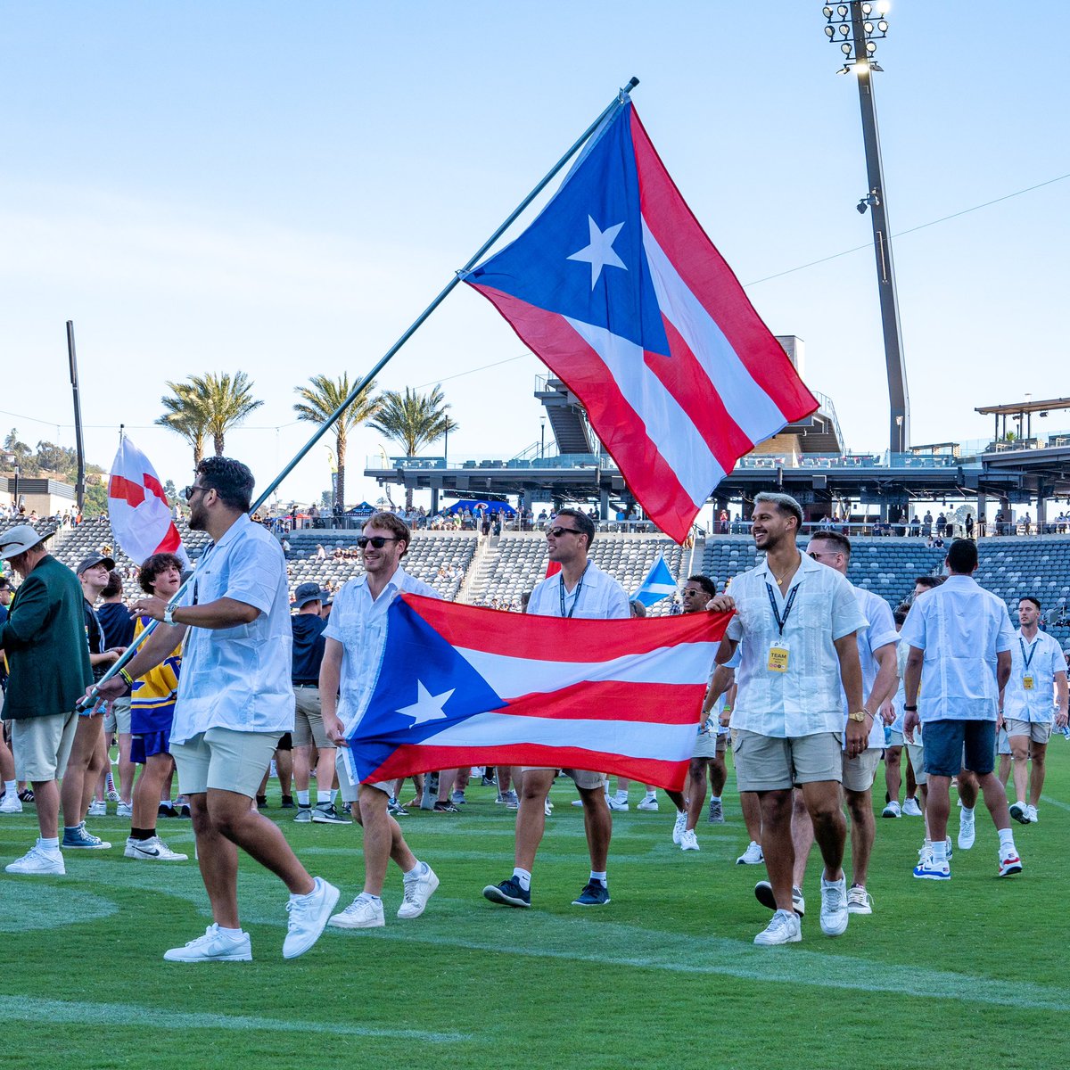 Puerto Rico just walked out to Gasolina by Daddy Yankee… early favorite for the gold 🇵🇷