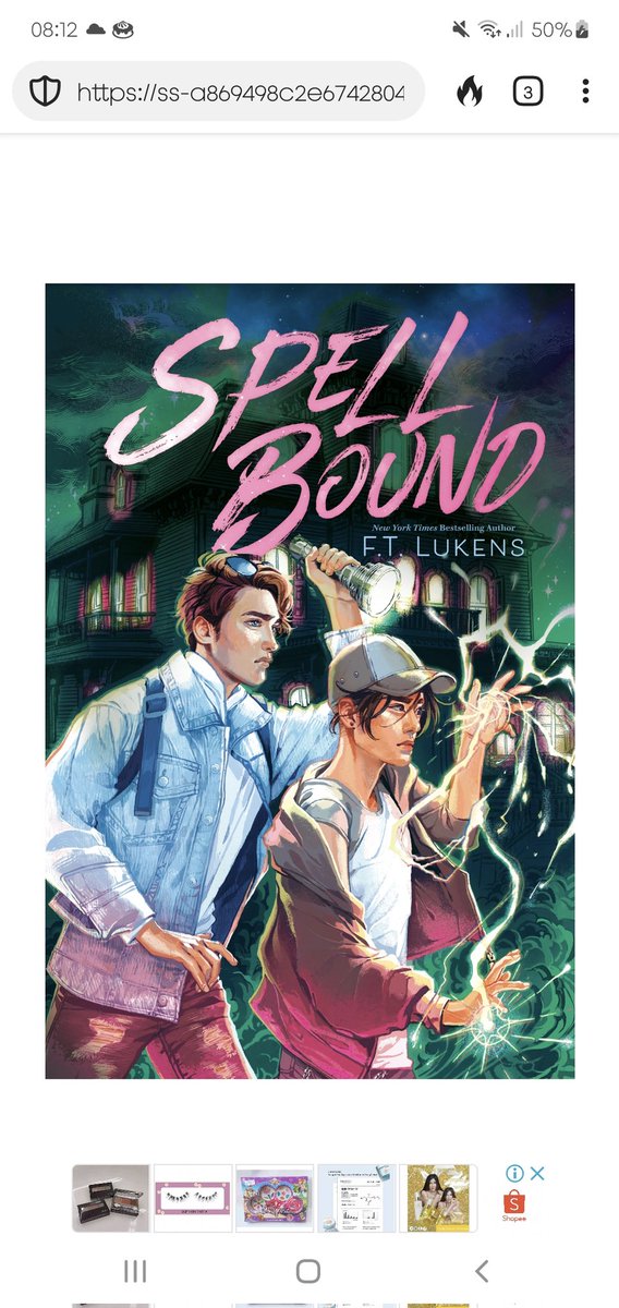 #PrideMonthBuddies 12🌈🏳️‍🌈 
Spellbound by F.T. Lukens
Published by Simon & Schuster
Free reads from SimonandSchuster(dot)com 

(Previously known as RivetedLit)
