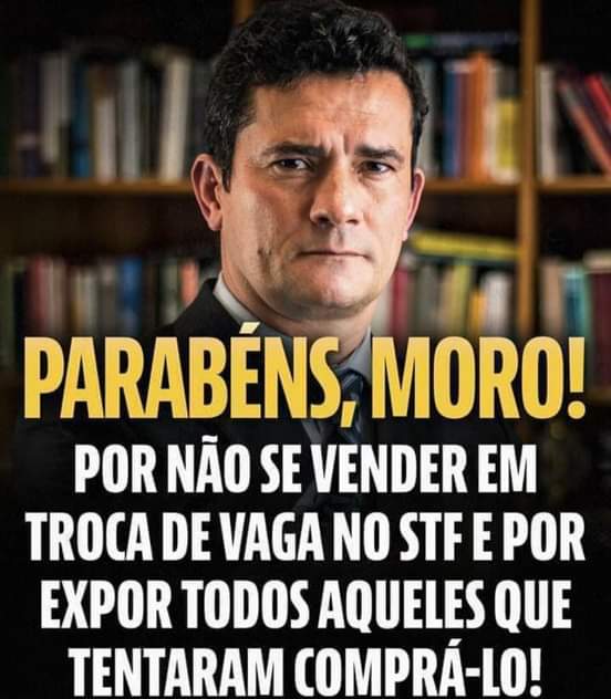 MariluBH10's tweet photo. @o_antagonista @SF_Moro 👏Sergio Moro honrou a toga q utilizou por 22a
 Aos 28a mandou prender Fernandinho Beira mar
Na lava jato mandou prender 184 ladrões do 💰 público. Recuperou 21 bi aos cofres públicos🇧🇷
M. justiça em 1a fez a criminalidade cair 10%
No Senado deu aula d transparência e democracia https://t.co/rtHx4d6wL2