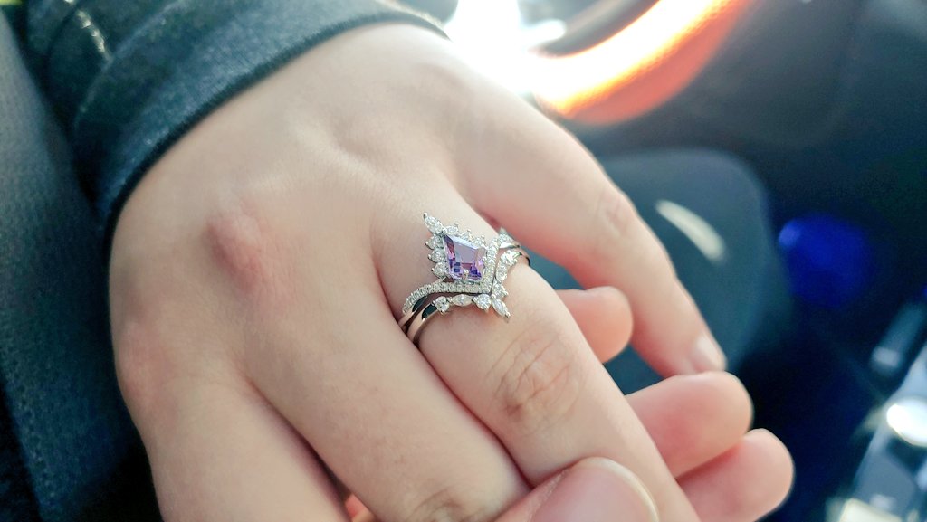 LAEinc's tweet photo. Another happier day with my true soulmate 💕 #engaged https://t.co/nNFtf06wrt