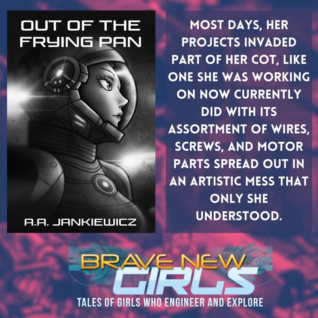 AstralColt's tweet photo. T-2 weeks till launch! Our next BRAVE NEW GIRLS teaser is from @aajankiewicz ’s space adventure, “Out of the Frying Pan”!

When circumstances in space become dire, two cadets must rise up to take on the situation.

Art by: Emily Smith

PREORDER: https://t.co/KqzwhFz8N2 https://t.co/isUaoKP6QM