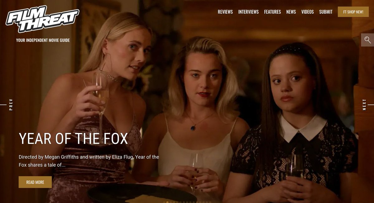 FilmThreat's tweet photo. "Ivy and Layla are the next generation to this underbelly of Aspen's privileged..." Sabina Dana Plasse is hit by the realism and tension of Year Of The Fox.
https://t.co/v266bMhWVd #SupportIndieFilm #YearOfTheFox #Drama https://t.co/quYZa7VDCj