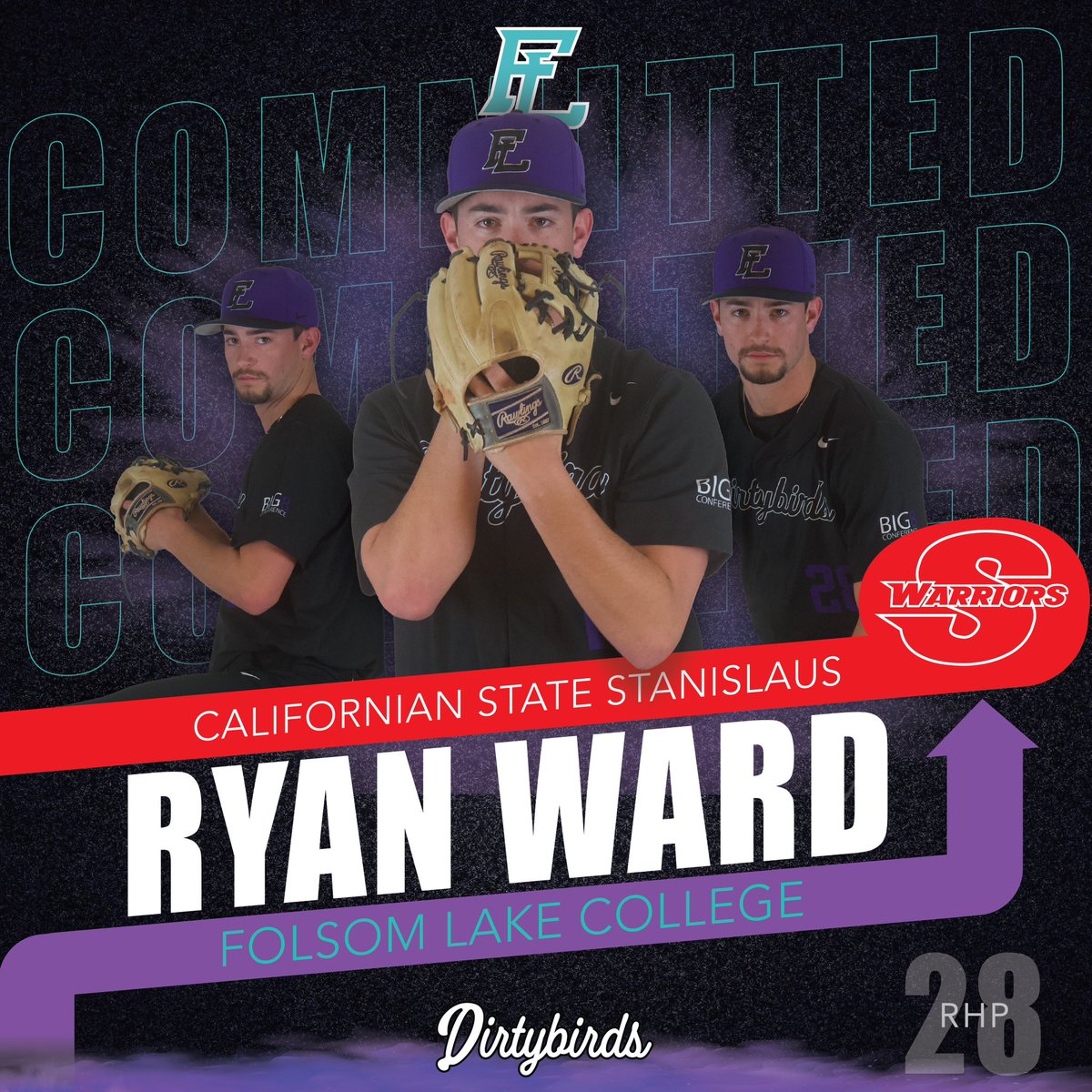 Congrats to Ryan Ward on his commitment to Cal State Stanislaus. We are happy for considering all you have been through and the grind. Always with a smile, same guy everyday!