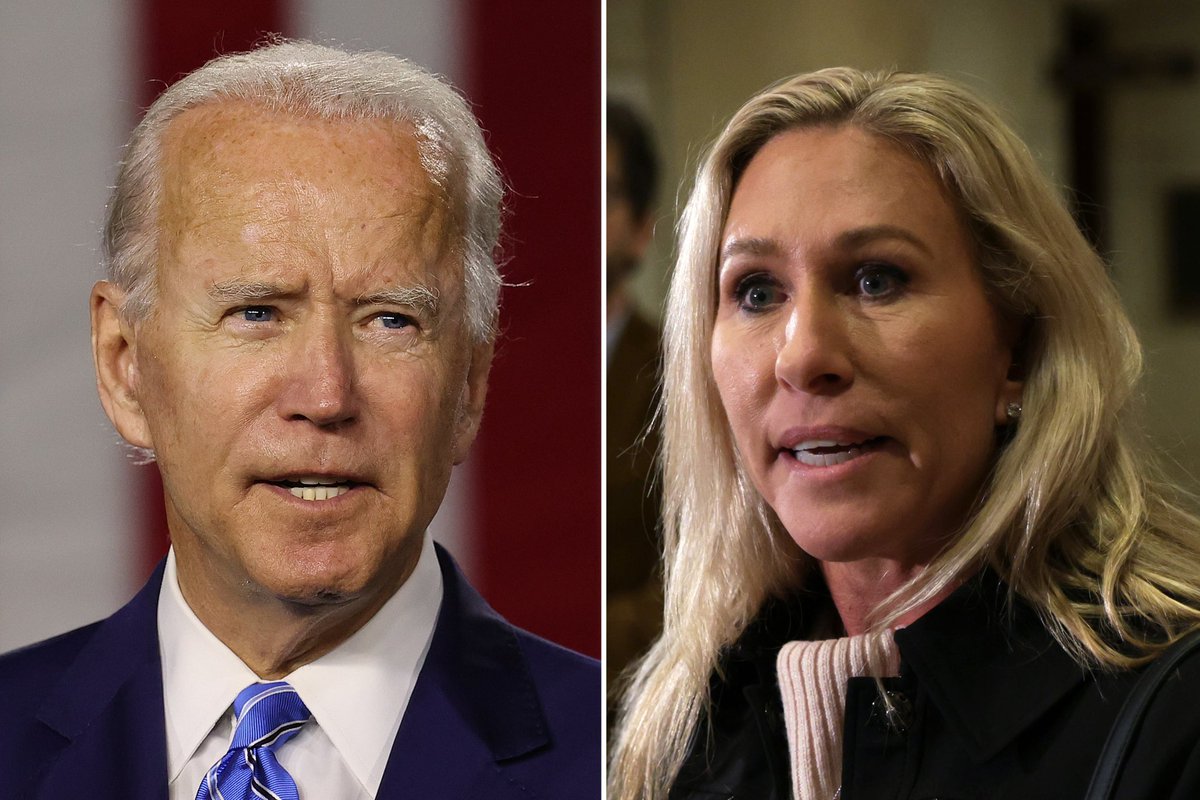 harryjsisson's tweet photo. Here’s the difference between the Democrats and Republicans: 

Today, President Biden and the Democrats confirmed their 135th federal judge, Julie Rikelman, who’s extremely qualified and will serve valiantly. 

Republicans, on the other hand, were busy unjustly censuring Adam Schiff just to please Donald Trump. 

And on top of that, Marjorie Taylor Greene got into a shouting match with Lauren Boebert where she called her a “little b*tch.” 

While Democrats are working for the American people, Republicans are engaging in silly antics and having fights on the House floor. 

They are not the same. Democrats are competent, mature, and thoughtful. Republicans are a bunch of children who think this is a game.