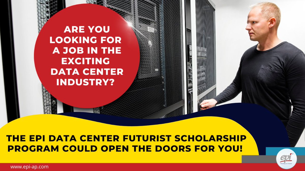 The EPI Data Center Futurist Scholarship provides financial assistance to eligible candidates. This could be the beginning of your thriving career in an industry that is charting record-breaking growth! link - bit.ly/3plZjXp
#EPIDataCenterFuturistScholarship #scholarship