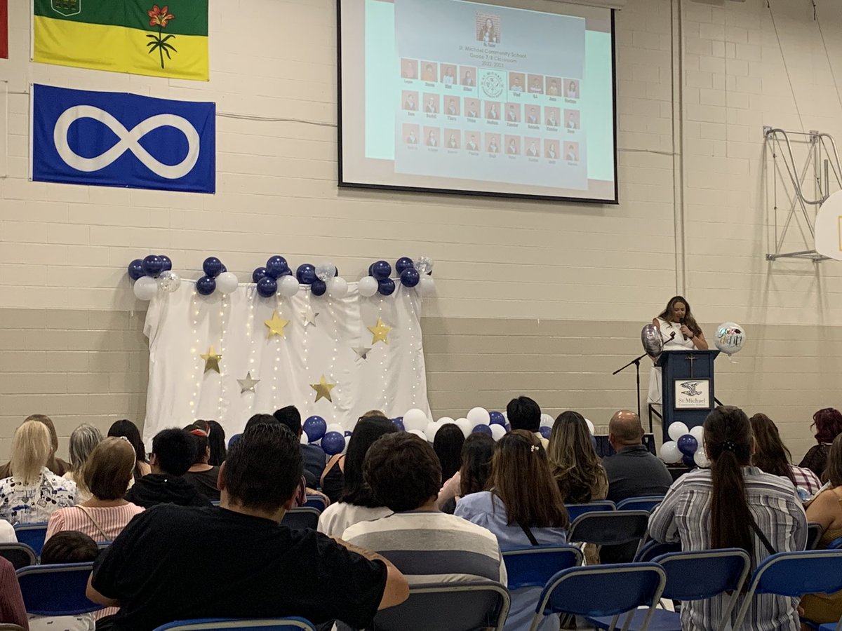 StMichaelRegina's tweet photo. We celebrated a wonderful grade 8 farewell tonight. Thank you to Ms. Fischer and the grade 8s for hosting a wonderful event. Congratulations to all our grade 8 students! @MissFischer7_8 @RCSD_No81 https://t.co/tyWQCMqYUd