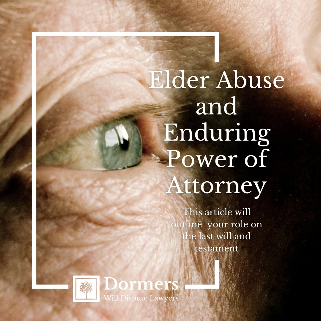 Are you vulnerable to Financial or Elder Abuse? Some important considerations when electing a Power of Attorney.

#elderabuse #enduringpowerofattorney #lastwillandtestament