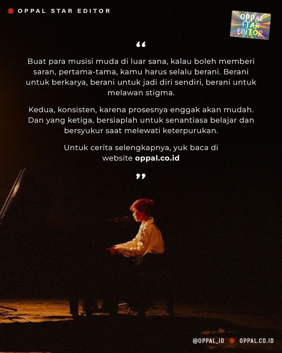 oppal_id's tweet image. Gengs, women support women itu penting bangett!!

Sama halnya kamu mendukung apa yang Kak @isyanasarasvati kerjakan gengs.

Yuk, baca tulisan Kak Isyana terbaru di website Oppal.co.id ✨

#isyanasarasvati #oppal #isyana #oppalstareditor #stareditoroppal