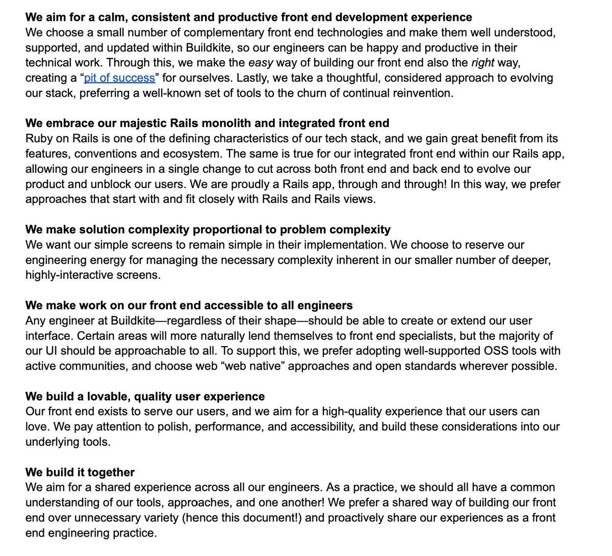 keithpitt's tweet image. Here are @buildkite’s internal engineering principles on how UIs should be built with our majestic @rails monolith: