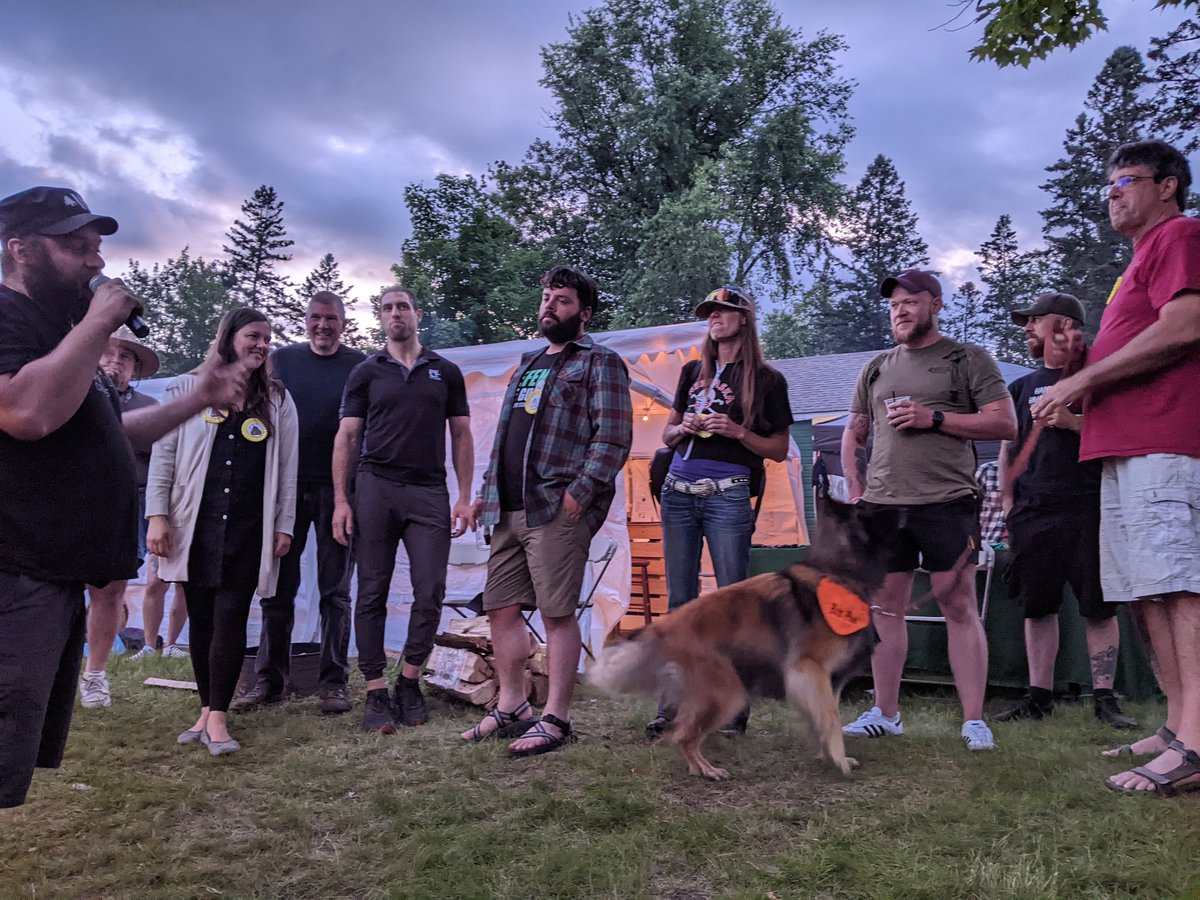 MaritaPapita's tweet photo. The jokes were shit, but the beer was good.
(Shitty jokes and beer competition at the Free State Based tent, Porcfest.) @FreeStateBased https://t.co/ilRTVOFZnJ