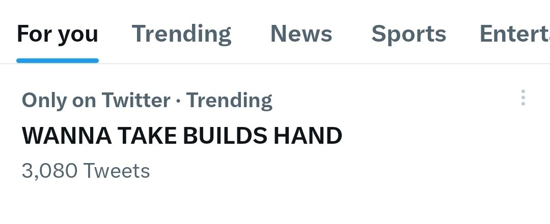 We are trending! Lets keep going! 

WANNA TAKE BUILDS HAND
#BeyourSayYes