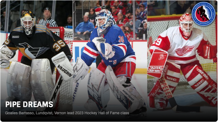 Henrik Lundqvist leads Hockey Hall of Fame's goalie-heavy class