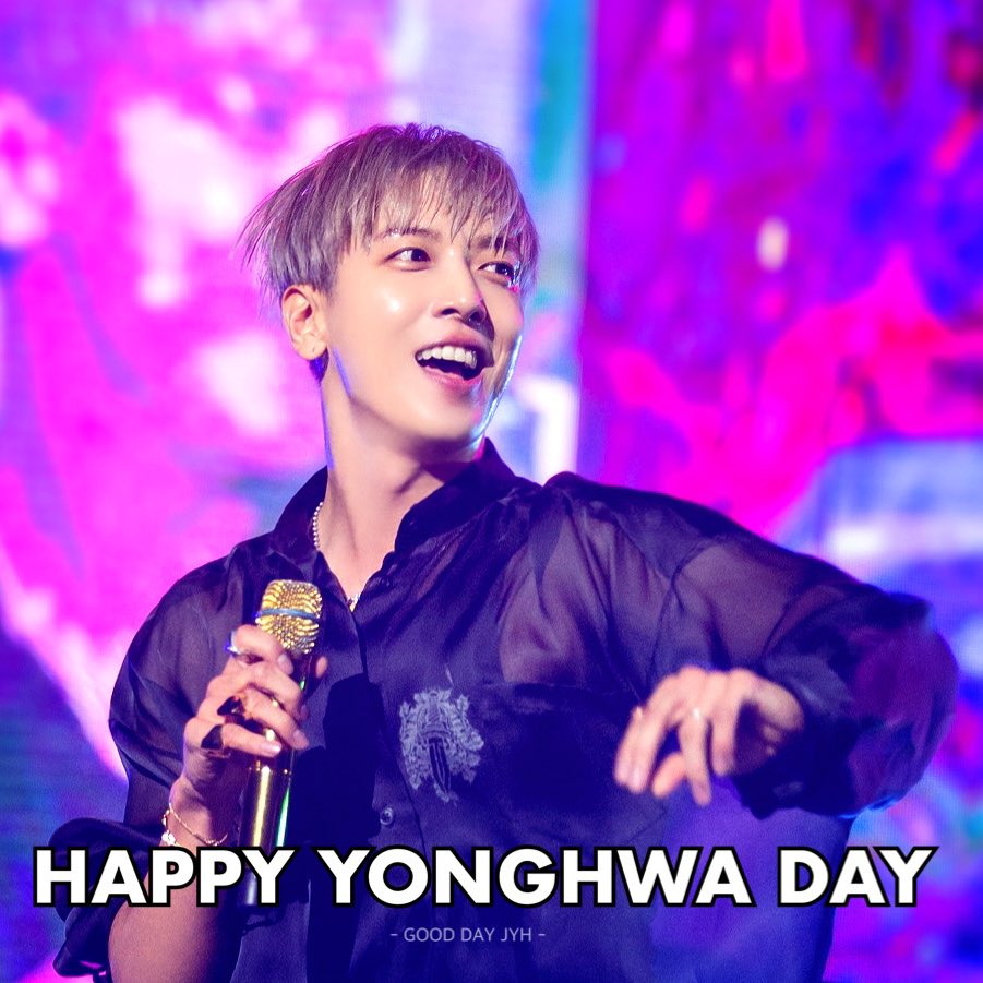 #HappyYONGHWADay 
@JYHeffect 생일 축하드려요🎂🎉행복 가득한 하루 보내세요