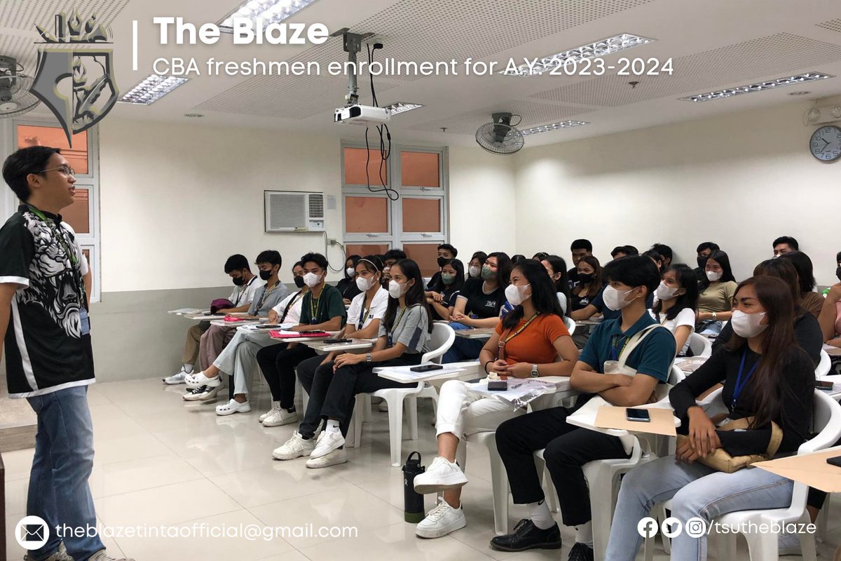 tsutheblaze's tweet photo. 𝐇𝐀𝐏𝐏𝐄𝐍𝐈𝐍𝐆 𝐍𝐎𝐖 | Enrollment for freshmen BSBA Financial Management, BS Entrepreneurship, BSBA Marketing Management, and BS Economics under the wing of College of Business and Accountancy A.Y. 2023-2024 set forth today, June 22, 2023 at CBA Building, TSU Main Campus. https://t.co/8KqetTeFsh