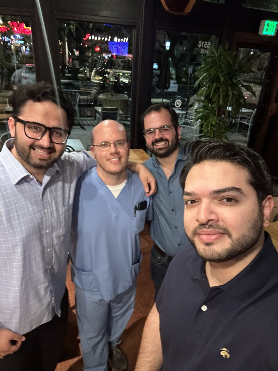 Changing of the guard at <a href="/MDAndersonNews/">MD Anderson Cancer Center</a> #InterventionalPulmonary Fellowship! Great crew taking over and wishing them the best! <a href="/sin_bharat/">Bharat S Bhandari</a> AJ Armas and Sami Bashour