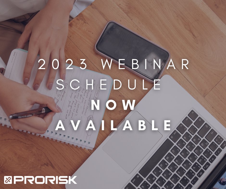 ProRisk's tweet photo. Check out our upcoming webinars! The team at ProRisk have just released an exciting new schedule of broker education webinars. Details of all upcoming webinars can be found on the ProRisk Education Hub.  Secure your spot today! https://t.co/z7TO1UewPv https://t.co/xPHhqbXyC4