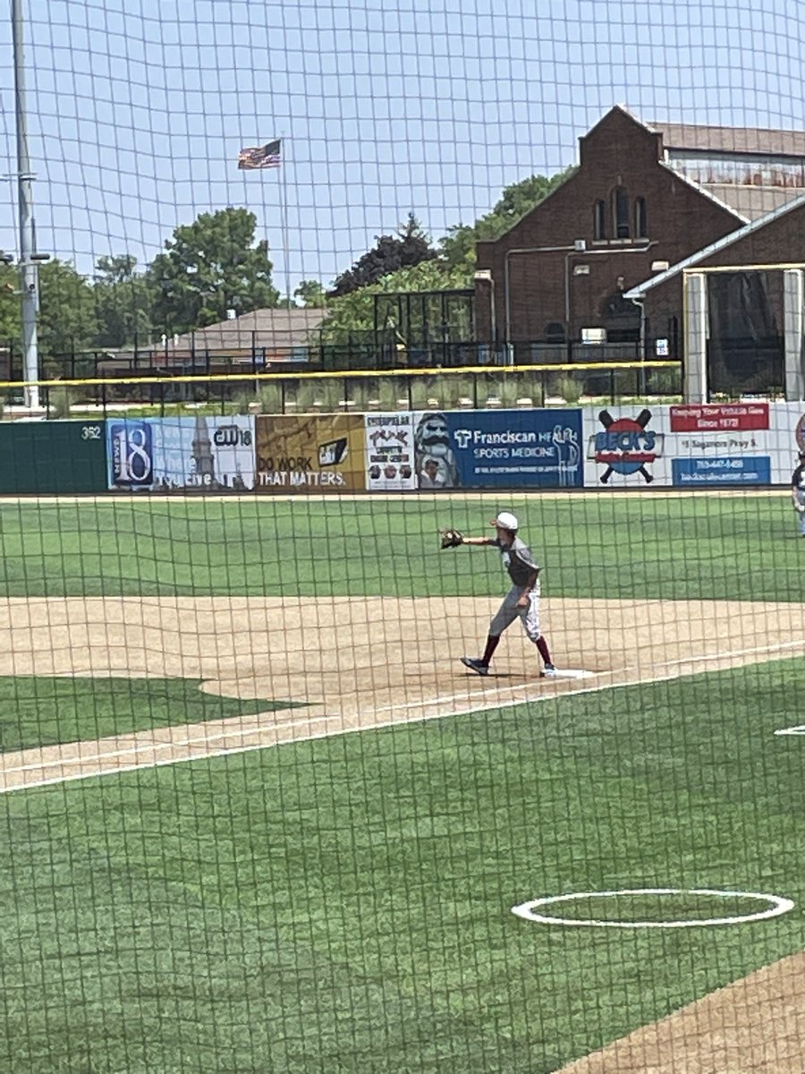 Boone Holtsclaw had 2K's on the mound and filled in at 1B in today's Futures Game in Lafayette, which features top uncommitted Juniors in Indiana.  Great experience at Loeb Field.