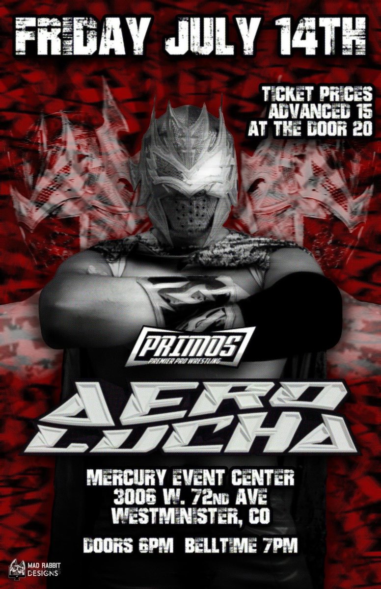 PrimosWrestling's tweet photo. 🩸☠️🤼
It's officially, OFFICIAL‼️
1ST TIME EVER‼️
@aeroboyoficial vs #iAmTheProvider @JoeMcDougal 
💥HARDCORE MATCH 🩸
Primos Premier Pro Wrestling Presents - AeroLUCHA 7.14.23 
THIS IS A LONG TIME COMING‼️
🎟️
Buy your tix now ‼️
https://t.co/9hYNOlIOsf https://t.co/C1kfVGPbTu