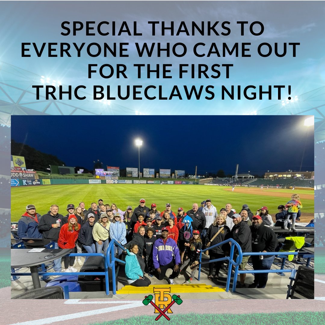 Despite the weather, our 1st TR Blackhawks BlueClaws Night proved to be a success. Everyone had a great time. Thank you hockey family &amp; friends for your support. 
#BeABlackhawk #HockeyFamiliesLoveBaseball #baseball #HockeyFamily #hockey #takemeouttotheballgame @blueclaws1