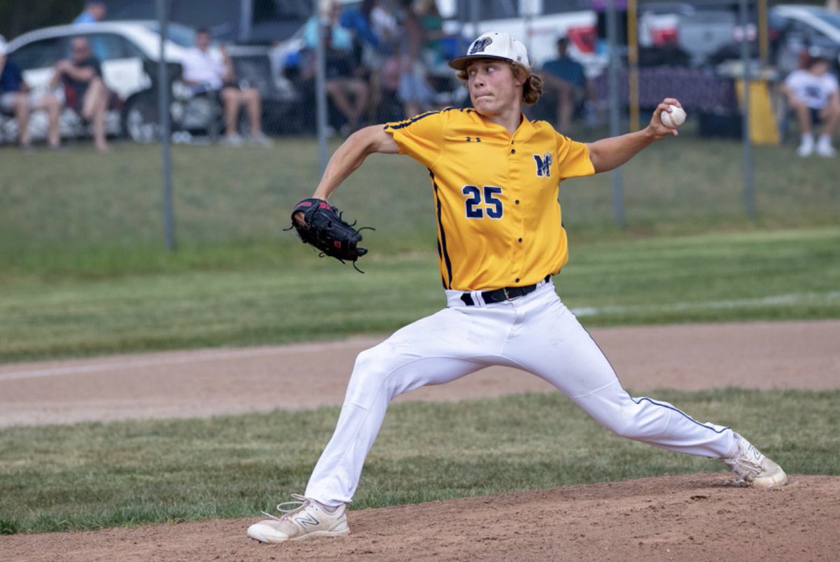 Josh DeJong (@joshdejong21) on Twitter photo Didn’t end the way we wanted, but it was a great run to the D1 semis. Grateful to be awarded 2023 SMAC All Conf Honorable Mention. Full year stats below.
W-L: 7-0
IP: 38 1/3
H: 22
BB: 9
K: 46
ERA: 1.096
WHIP: 0.809
BAA: .164
<a href="/FlatgroundApp/">FLATGROUND Pitching</a> @PBRMIScout <a href="/MattawanHSBB/">Mattawan HS Baseball</a> Didn’t end the way we wanted, but it was a great run to the D1 semis. Grateful to be awarded 2023 SMAC All Conf Honorable Mention. Full year stats below.
W-L: 7-0
IP: 38 1/3
H: 22
BB: 9
K: 46
ERA: 1.096
WHIP: 0.809
BAA: .164
<a href="/FlatgroundApp/">FLATGROUND Pitching</a> @PBRMIScout <a href="/MattawanHSBB/">Mattawan HS Baseball</a>