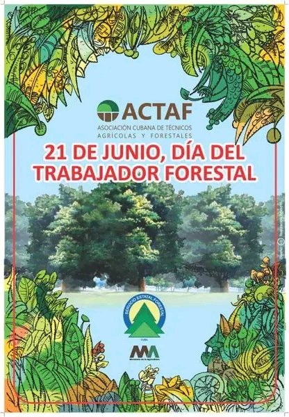 Feliz día para todos los trabajadores forestales.
#ACATAF
#AnapSanctiSpíritus 
#AnapCuba 
@Eidy97661881 
@CabreraYonelsi 
@YaumaryPerez