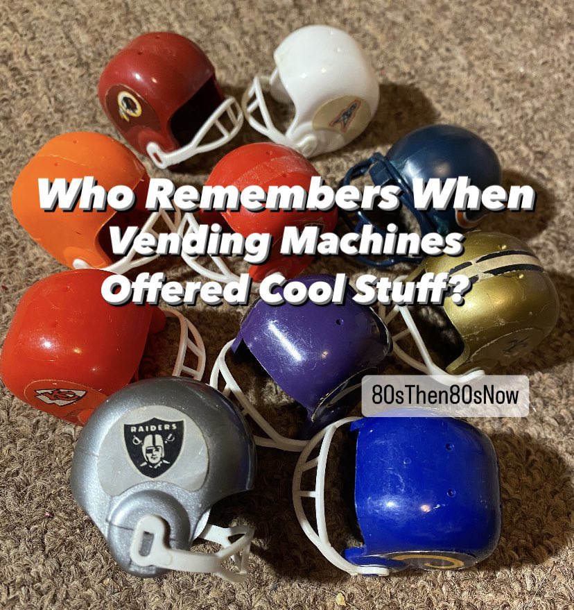 35+ Years Ago, a Quarter Got You an NFL Helmet.  A Dime Got You a Ring and a Nickel Got You a Jawbreaker.  

#Retro #ThrowBack #Nostalgic #Nostalgia #nostalgiacore #IRemember #RememberWhen