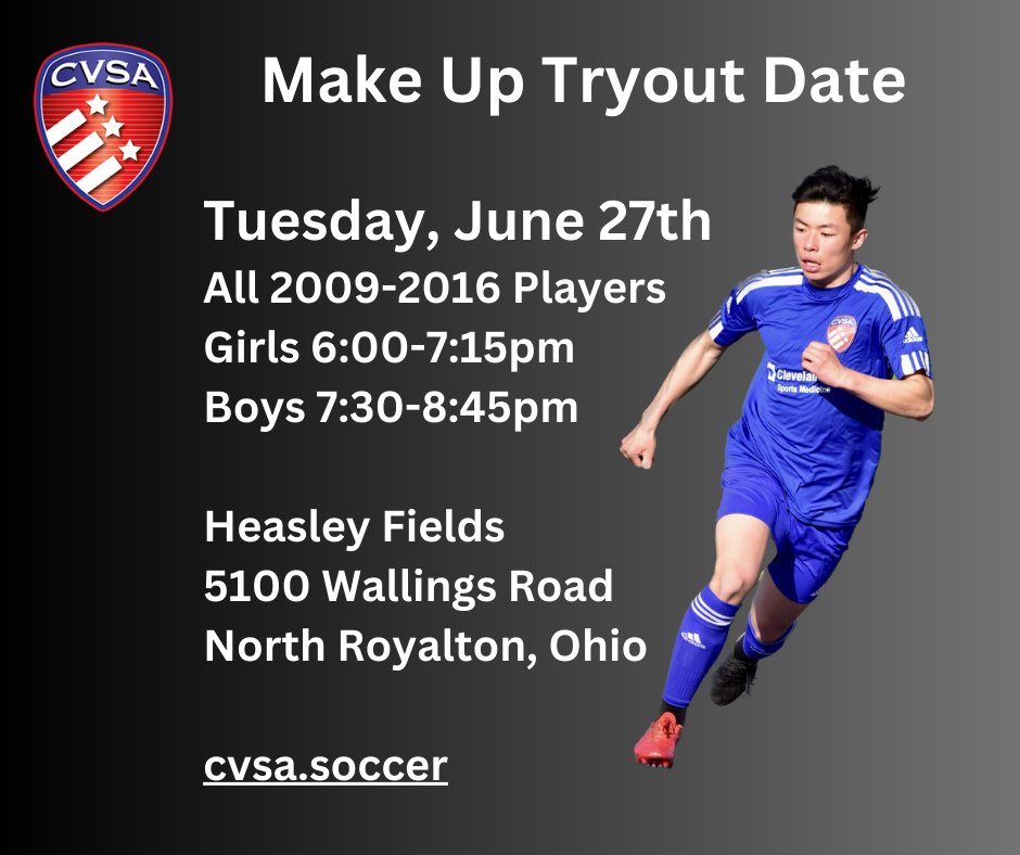 Missed tryouts? Still looking for a club? Come check us out.  Have fun and play a competitive schedule including several nationally ranked tournaments. Team spots still available. Click here to register form.jotform.com/231684924860969