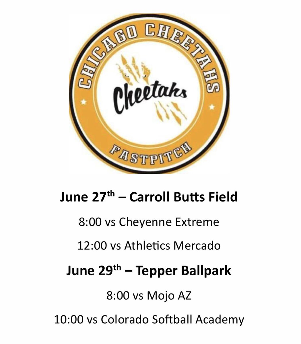 Colorado ‘23 - can’t wait! 🥎❤️@18uCheetahsBS <a href="/SbCheetahs/">Chicago Cheetahs Organization</a>