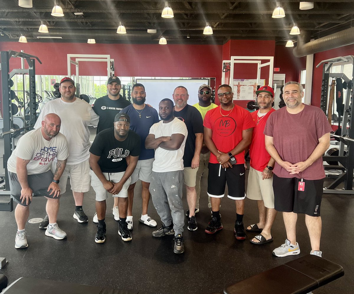 colincooper44's tweet photo. Our first Geneva Football Coaches Corner was a success!!

Again, thank you @JuNiOrC315 for giving us all the ability to pick your brains and take away some valuable coaching lessons‼️ https://t.co/Gx9qqjmbCR