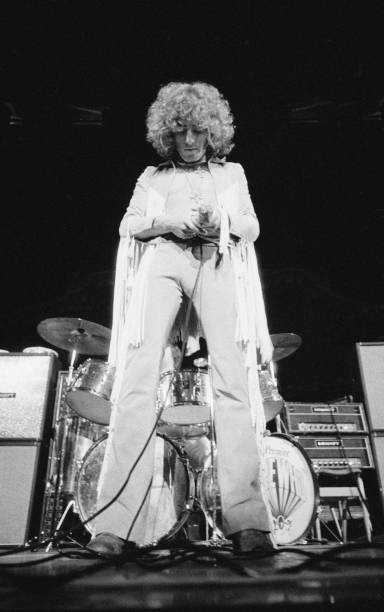 Roger Daltrey on stage, 1969. Photo by Redferns.