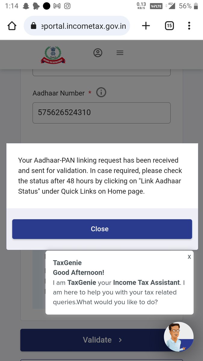 Akashsingh071's tweet photo. @IncomeTaxIndia Kripya ap dhyan de jo link ho gaya hai or 48 hours wala pending cases hai usa solve kre warna ap k uper court case hone wali hai https://t.co/YpNsEtomJE