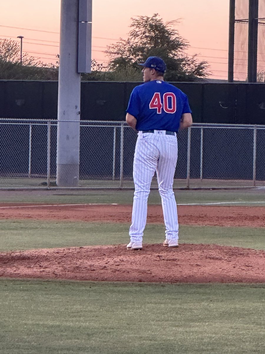Max Bain pitching for the Cubs in the ACL tonight #Cubs #NextStartsHere #ACL2023