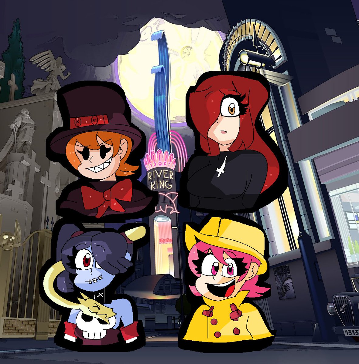 Kandyart_bs's tweet photo. mis personajes favoritos de skullgirls :3 
#skullgirls #peacockskullgirls #umbrellaskullgirls #parasoulskullgirls #squiglyskullgirls #labzerogames https://t.co/goXOYRln8f